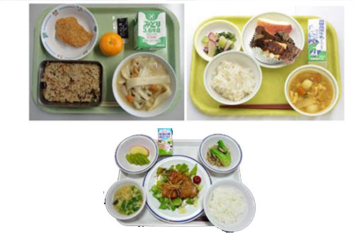 sample japanese lunches